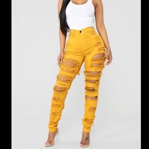 Fashion Nova Ripped Jeans